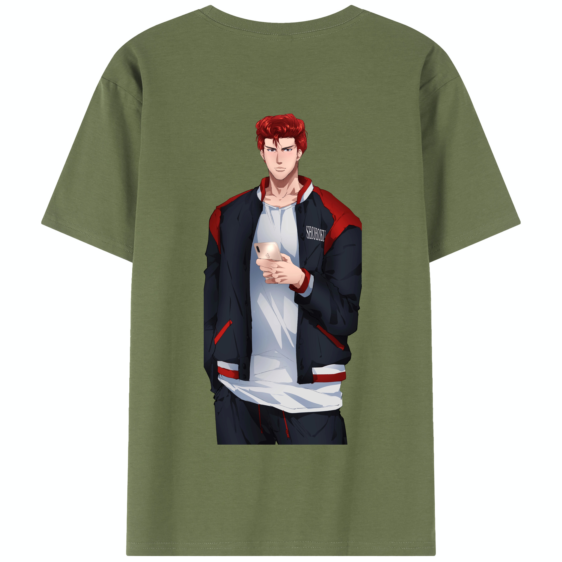 SLAM DUNK／スラムダンク 綿100％半袖Tシャツ（背面プリント）